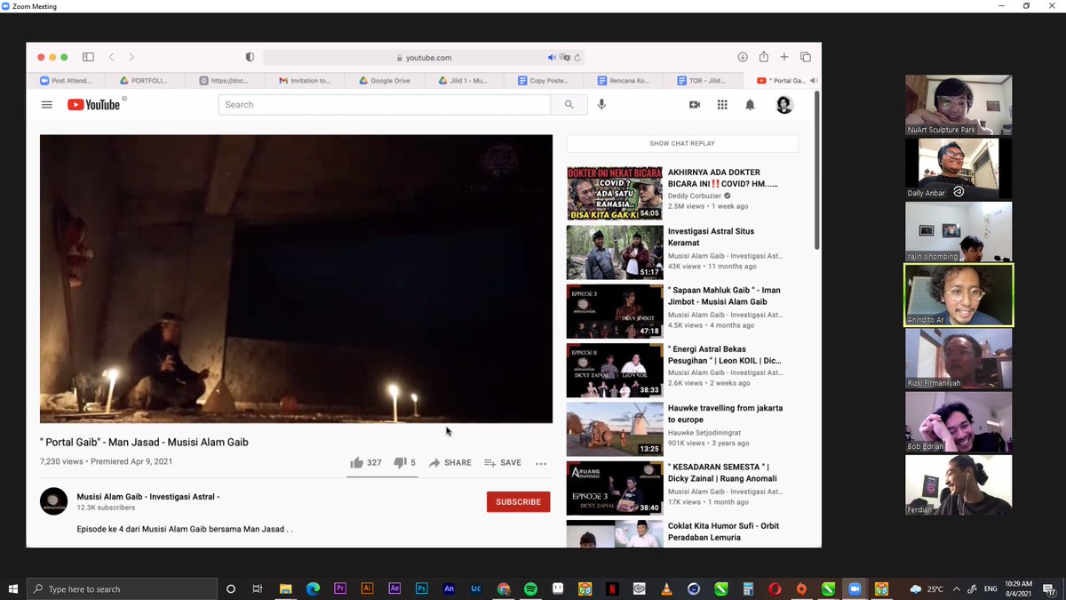 nobar Man Jasad uji nyali bareng kawan2 <a href="/OrangeCliff/">Orange Cliff Records</a>, ini baru meeting label br0. 👍
