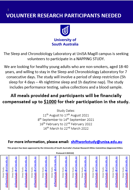 PARTICIPANTS NEEDED: Are you interested in participating in a NAPPING STUDY? see details below #sleep #research