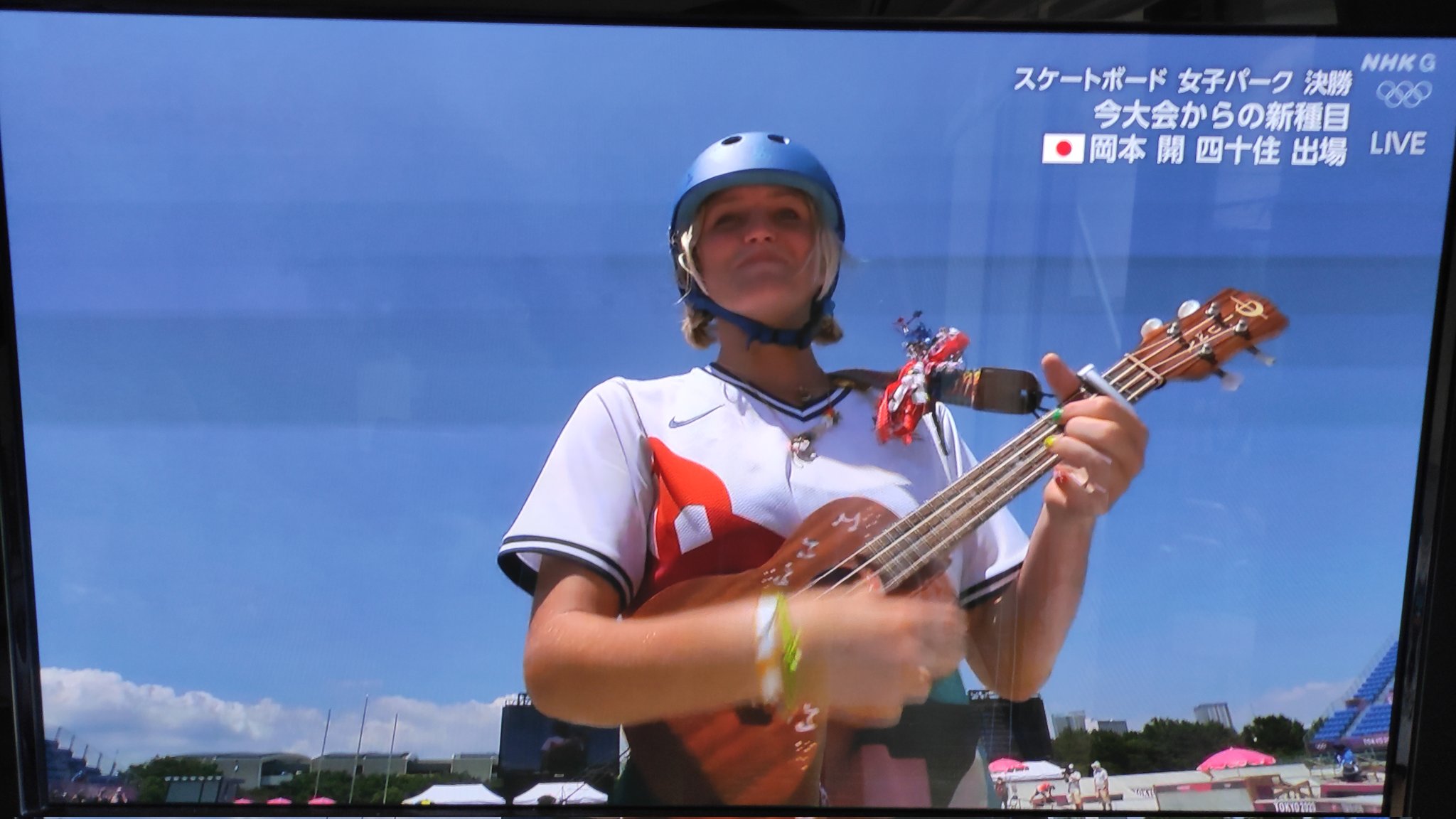 Mc Masa 確定申告ソフトfreee Cm出演中 スケボー女子パーク決勝 アメリカ代表17才女子高生ブライス ウェットスタイン選手 趣味のウクレレを弾きながら登場とか自由すぎて最高しかない Brycewettstein スケートボード Tokyo T Co