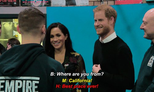 Happy birthday to Californian Meghan Markle       