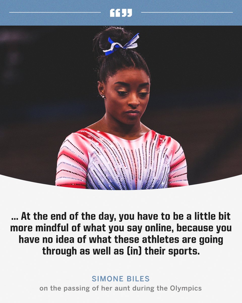 Following her bronze medal win on Tuesday, Simone Biles revealed that her aunt unexpectedly died just two days before the balance beam event.