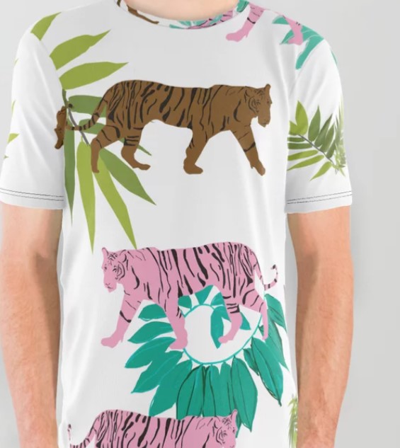 #tigers #bigcats #animals #art #pinktiger #wilderness #alloverprint #t-shirt #tote #mugs #windowcurtain #bedding #floorpillows #Society6 #Manitarka
society6.com/product/tigers…