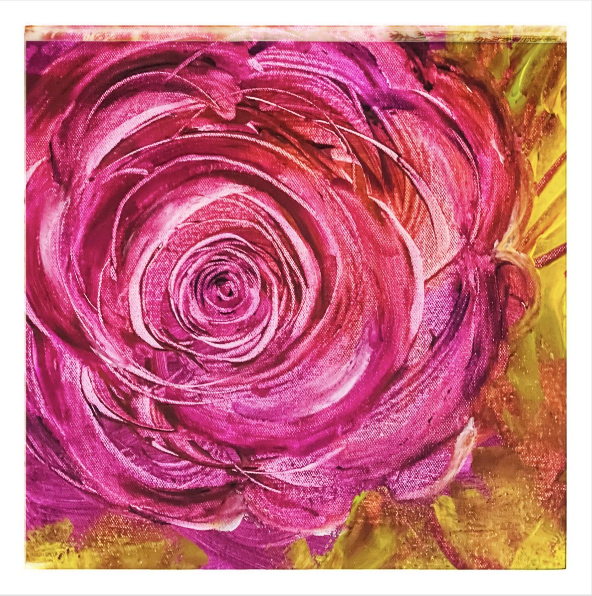 taruche's tweet photo. #twitterflowers #acrylicart #artoftheday #arttherapy #artheals #artistontwitter #colourontwitter 12/12 inches https://t.co/K3kW57REMt
