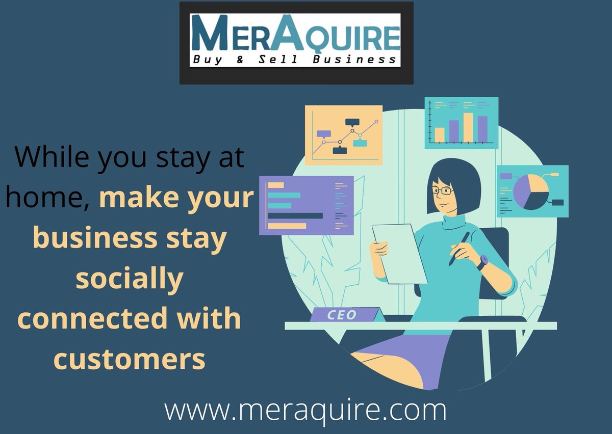 Social distancing is a must in this time of crisis but keeps your customers socially connected with MERAQUIRE.
We bridge the gap between you and your customer by increasing your market reach.
For more such deals visit us at:
meraquire.com