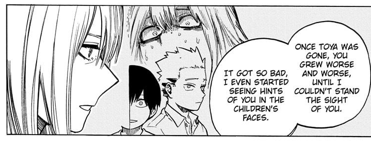 They got rid of the mistake! She shouldn't have known Endeavor became worse when Touya was gone bc she was already at the hospital. That's why she mentioned she heard about it on the previous page, nice.
1)Weekly 
2)English weekly 
3)Volume 