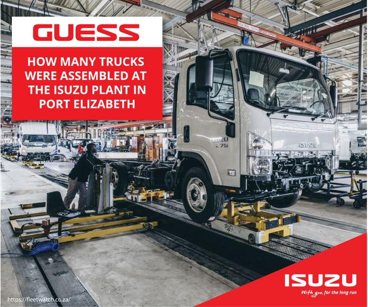 AutoworldZ's tweet image. It’s time for some Isuzu trivia…. 

How many trucks were assembled at the Isuzu plant in Port Elizabeth last year? 

#AutoworldZW #Isuzu #IsuzuTrucks