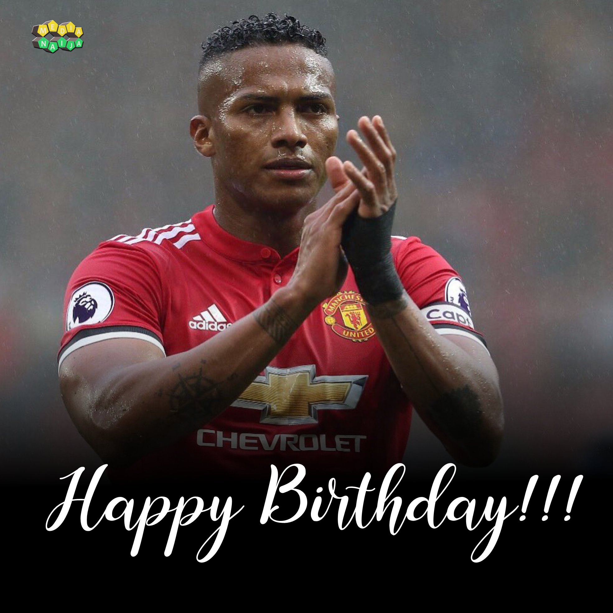 Happy birthday to ex Manchester United player Antonio Valencia 