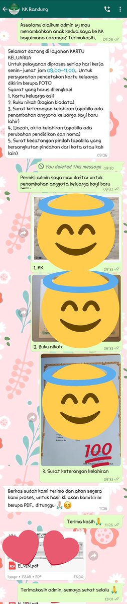 dwiagustinas's tweet photo. @disdukcasipbdg Terimakasih admin, sehari langsung jadi KK nya 😊 https://t.co/yif2Fb9fD3