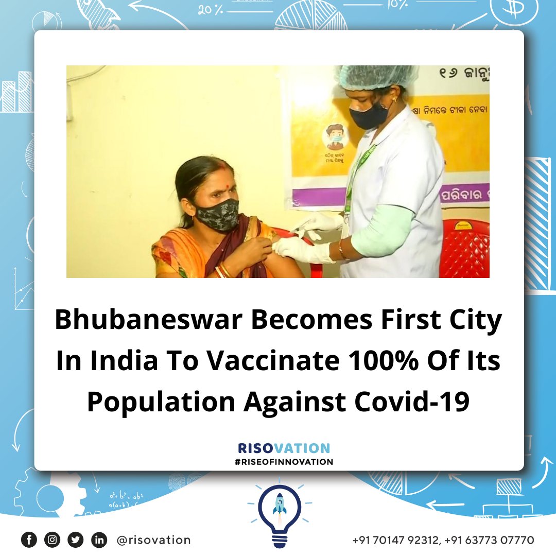 risovation's tweet photo. The capital of Odisha, Bhubaneswar, has claimed to have achieved 100 per cent vaccination against COVID-19.

#indianstartupnews #news #startup #startupindia #vaccine #orrisa #Bhuvneshwar #risovation #riseofinnovation #vocalforlocal https://t.co/sFQNmWpFY7
