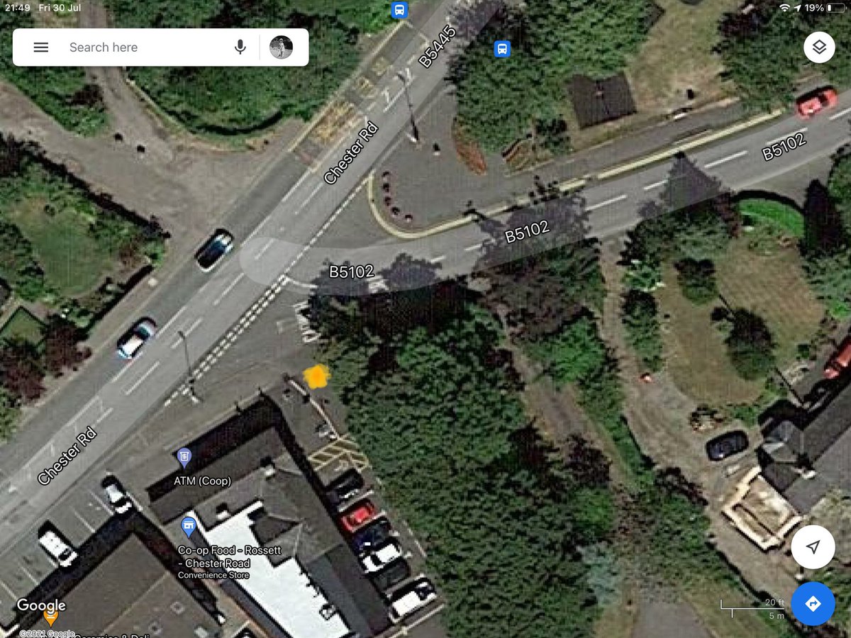 FocusRossett's tweet photo. @discoverysquare @wrexham Yellow Dot indicates entrance to car park. Hope this helps. https://t.co/ld9x0ztOuF