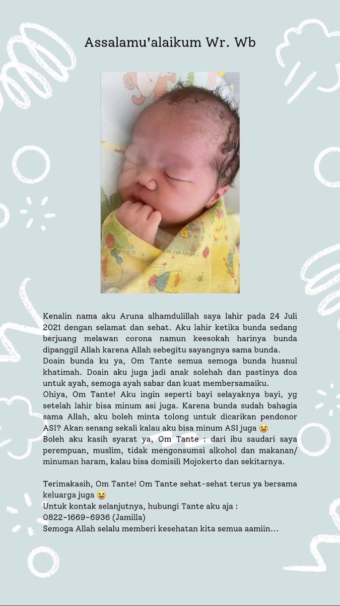 Insha Allah kau jd anak hebat kelak nak:)

Mohon bantuan atau re-tweet mentemen untuk menemukan sosok yg tepat :)