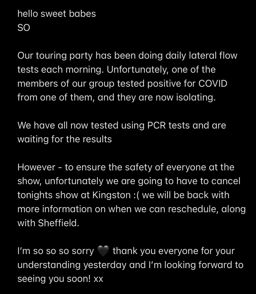doddleoddle's tweet photo. a note about tonight’s show! @BanquetRecords https://t.co/GGF5S8sxUQ