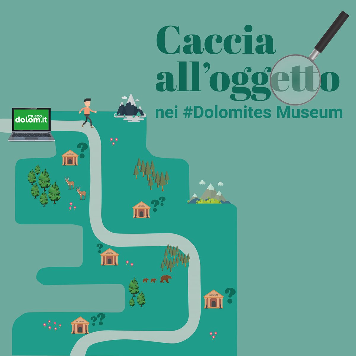 MuseoDolom_it's tweet photo. 🖼️ 🔦Siete pronti per la Caccia all'oggetto nei #DolomitesMuseum?
Ogni settimana condivideremo l'identikit di un oggetto da scovare all'interno di un museo dolomitico.
🎒Zaino in spalla e si parte alla scoperta di patrimoni dolomitici!

@DolomitesUNESCO https://t.co/cufRcJq1gf