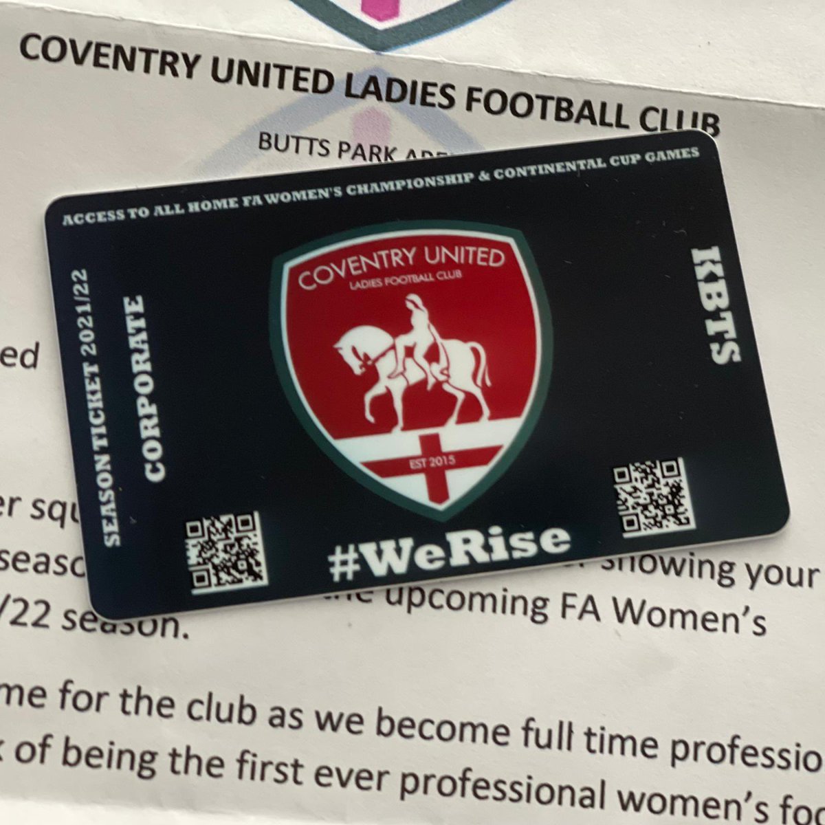 RugbyBoroughWFC's tweet photo. Get set for our first game of the #FAWC season against Sunderland 👉 https://t.co/VTPumHelwF

SEASON TICKETS on sale now!!

Adults - £65
Concessions- £60
Under 16’s - £20

#WeRise 🔴🟢 https://t.co/K4rTP8AgW8