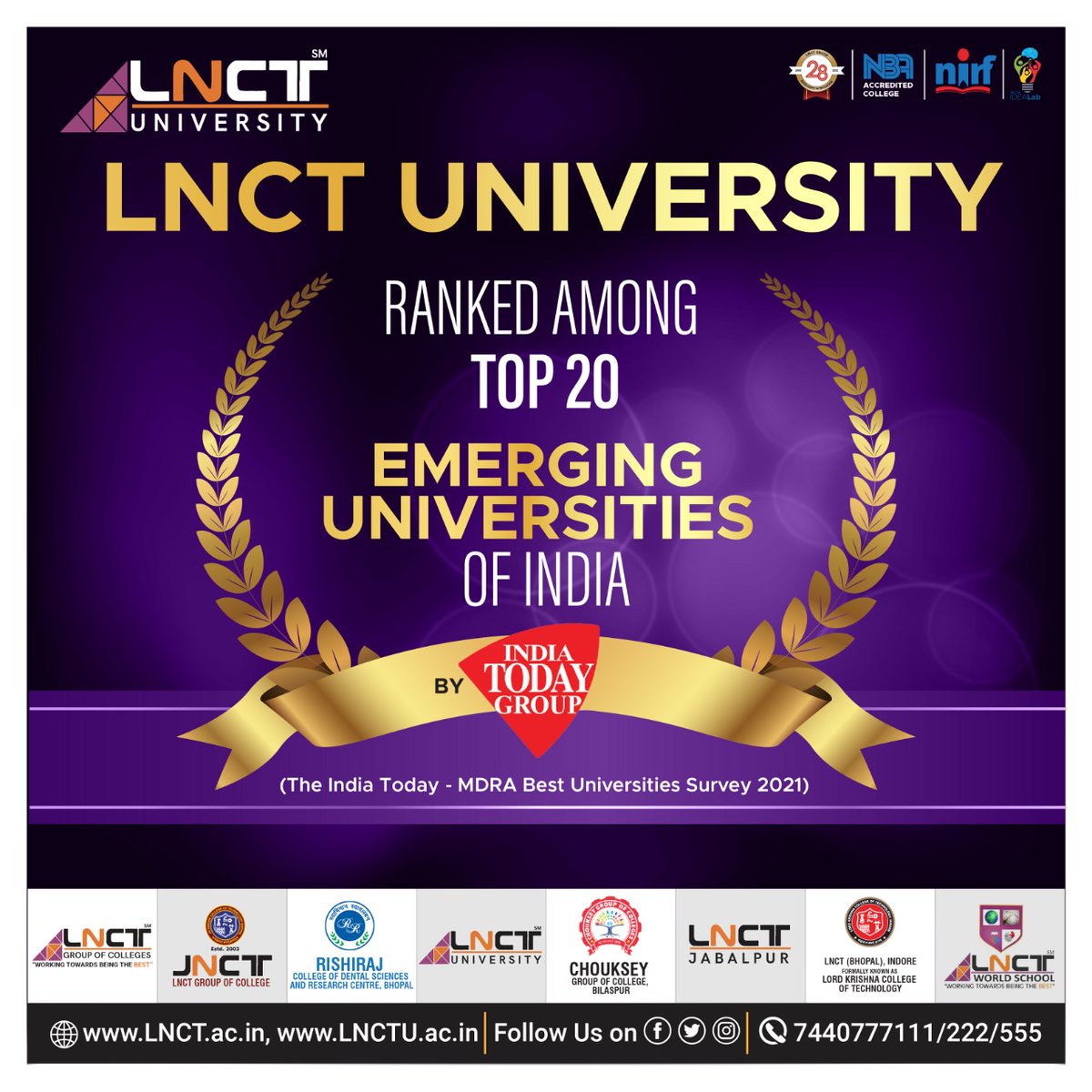 LNCT Group of Colleges tweet media