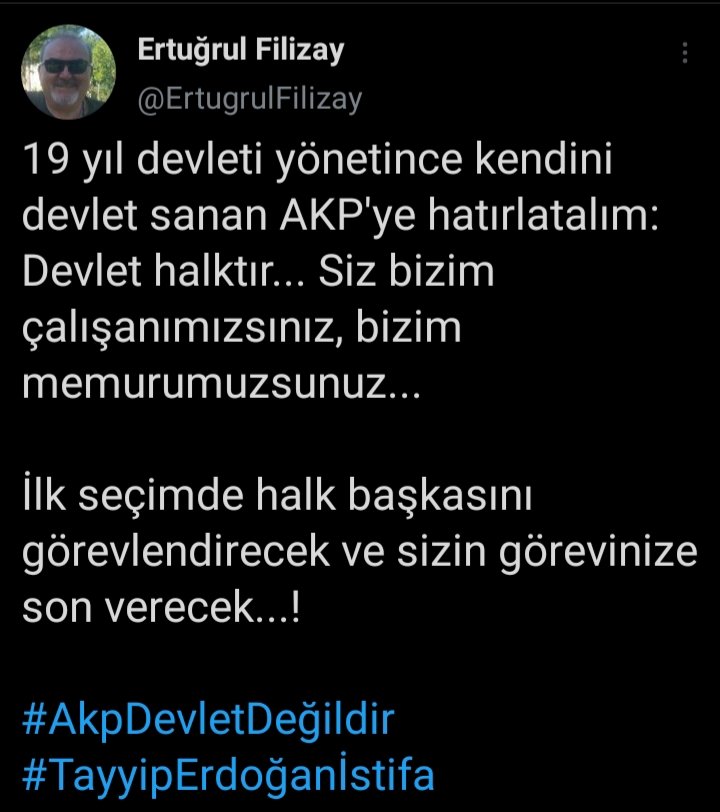 #TayyipErdoğanİstifa
#AkpDevletDeğildir 
#TayyipErdoğanİstifa 
#TayyipErdoğanİstifaET