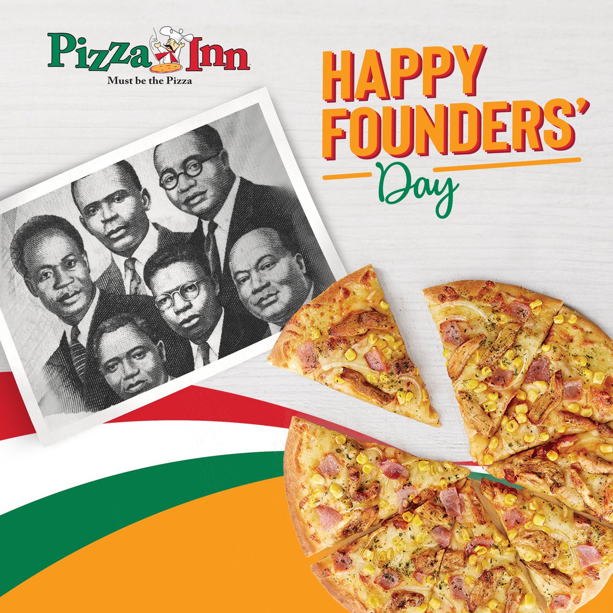 Happy Founder's Day Ghana!

#mustbethepizza