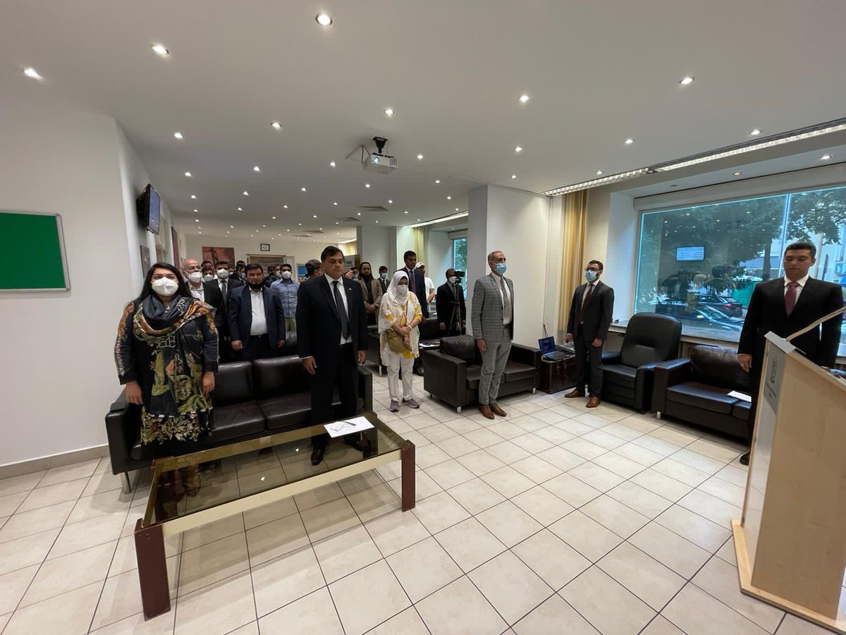 PakinGermany_'s tweet image. 🇵🇰 can not accept Indian illegal and unilateral actions on 5th August 2019 in IIOJK, Ambassador’s remarks at event organised at the Embassy to mark Youm-e-Istehsal 
#Dayofexploitation #ResolveJ&amp;amp;Dispute
#UNSCResolution
#IndianHRvioltaionsinIIOJk