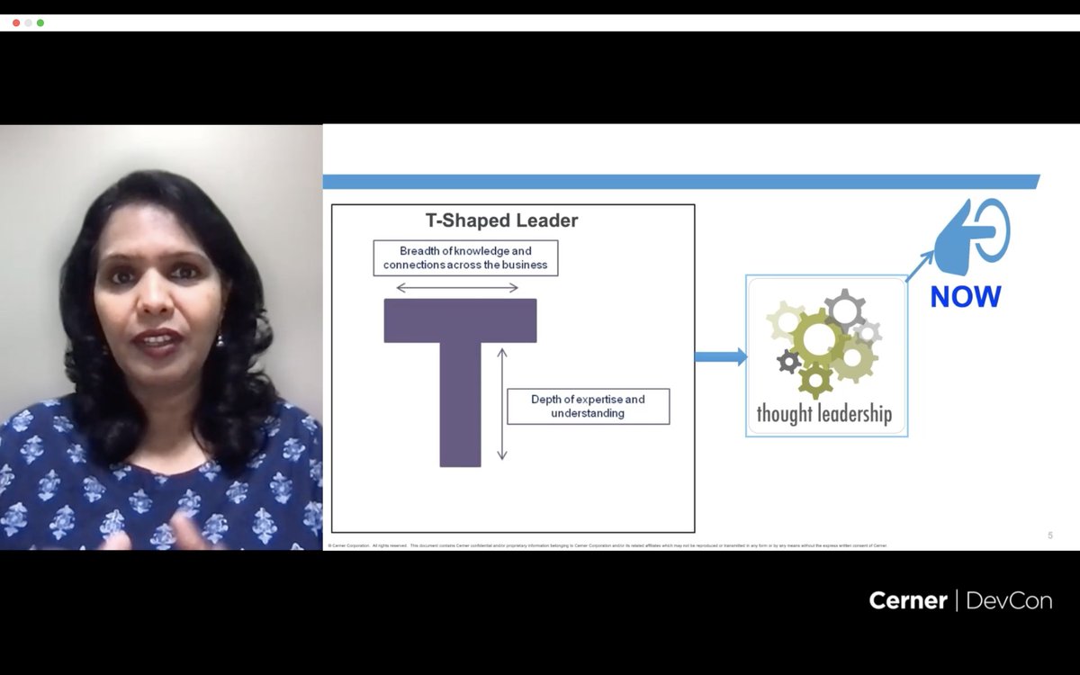 Megha238's tweet image. Attending an illuminating and inspiring talk by @lalitha_js  about growth and progress as a T modelled leader with networking at the heart of it all. @CernerEng 
 #CernerDevCon #DevCon2021 #DevConIndia