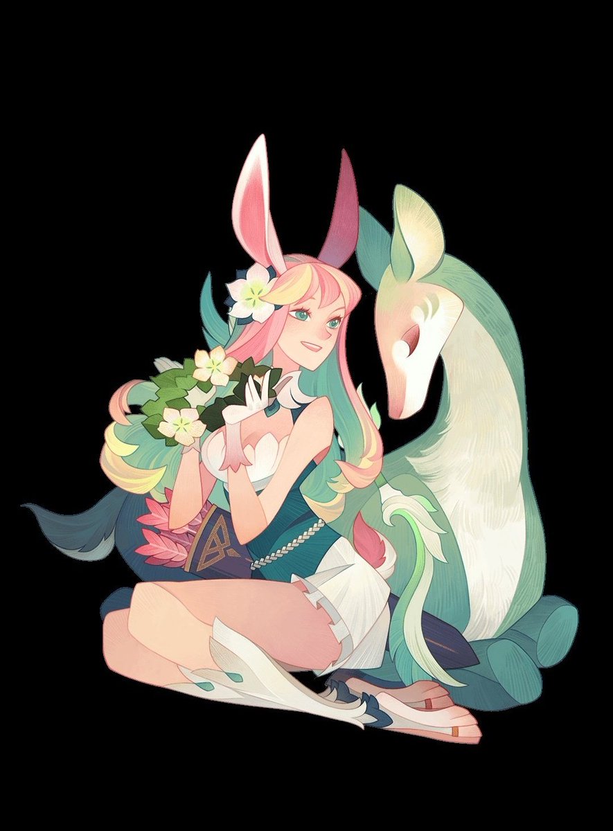 bbunnyotd's tweet photo. todays bunny is lyca from afk arena!! submitted by @dailyCILF :3 https://t.co/23w8zAWKOc