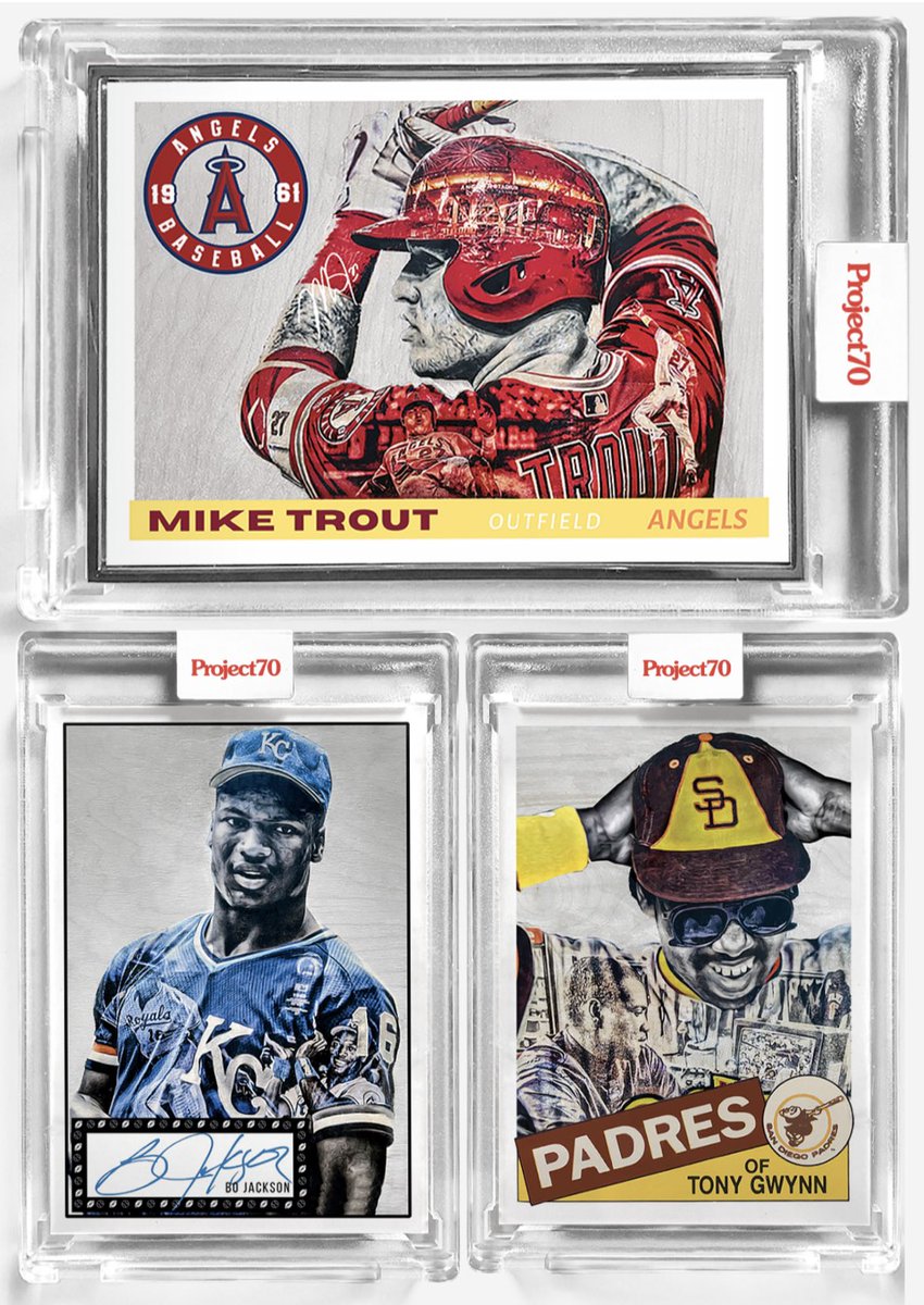 ltillustrations's tweet photo. 🔥🚨GIVEAWAY🚨🔥

RT with your pick of which P70 card of mine is your fav. for a mystery package which will include a signed foil of one of my cards. 

Closes Thursday 

#mlb #project70 #topps #WhoDoYouCollect #thehobby #baseball #baseballcards @Topps https://t.co/gFyUsFbNlm