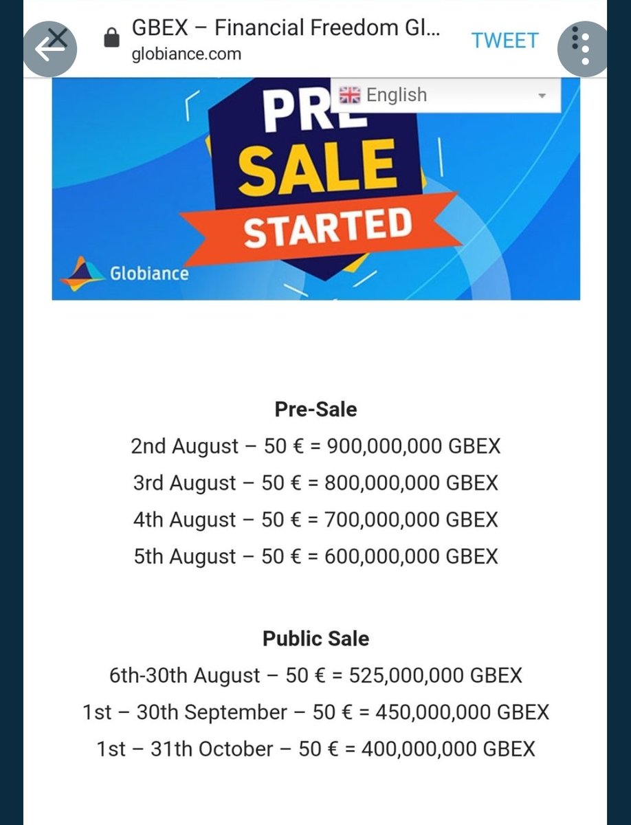 hotcabby1's tweet image. #XDC #LGCY #EXRT #EXRN #VRA 
#GBEX
DYOR !!
globiance.com/gbex-tokens/