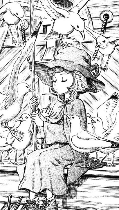 owloftheday's tweet photo. Today's Owl-themed Character of the day is Schierke from Berserk! She is visually compared to owls a number of times. https://t.co/OJmUFVfyQE