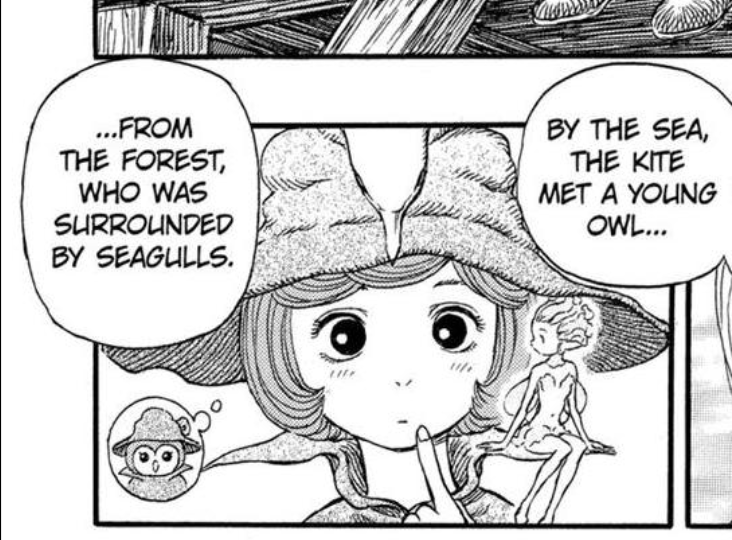 owloftheday's tweet photo. Today's Owl-themed Character of the day is Schierke from Berserk! She is visually compared to owls a number of times. https://t.co/OJmUFVfyQE