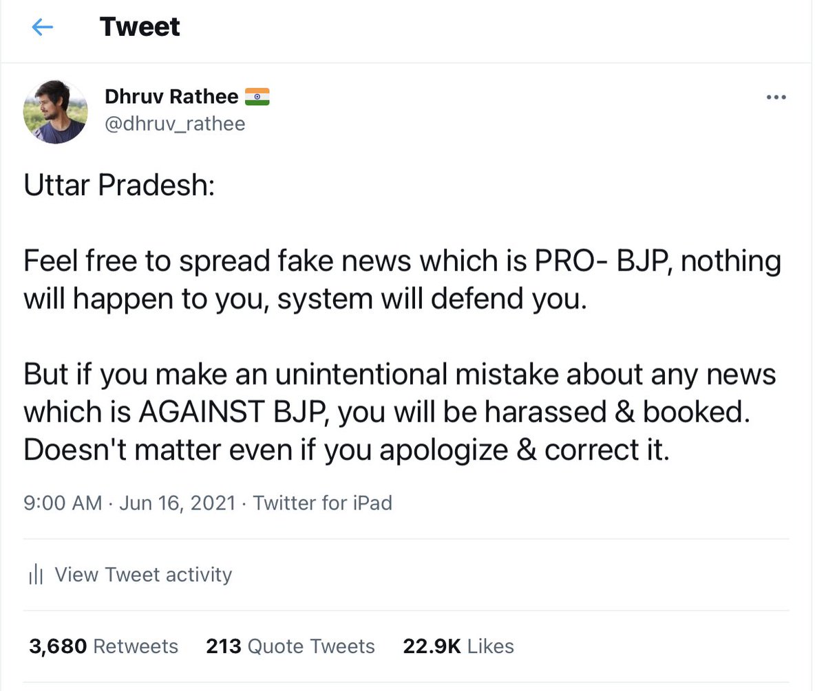 Dhruv Rathee tweet media
