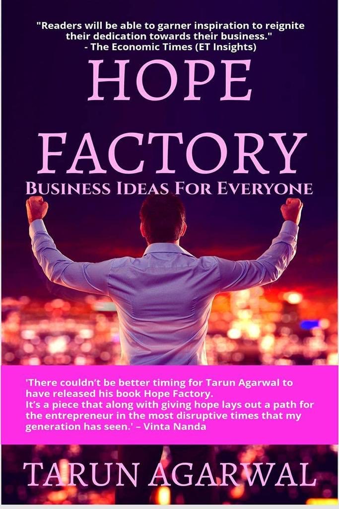 I have been told about this interesting new book. "Hope Factory: Business Ideas For Everyone" has been described as a supermarket of ideas to help reshape your business, relevant in the era of startups, internet &amp; technology. 

amazon.in/gp/aw/d/163781…