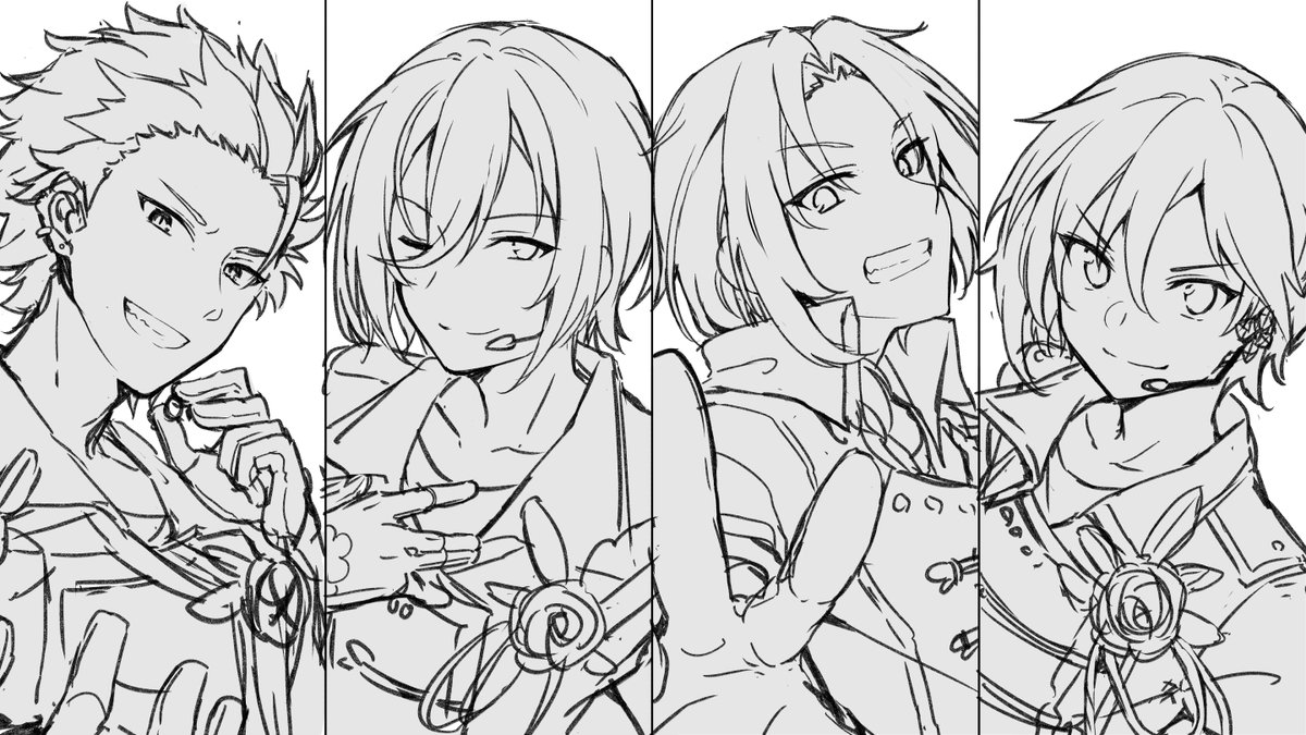 男キャラ描くの大好きです 