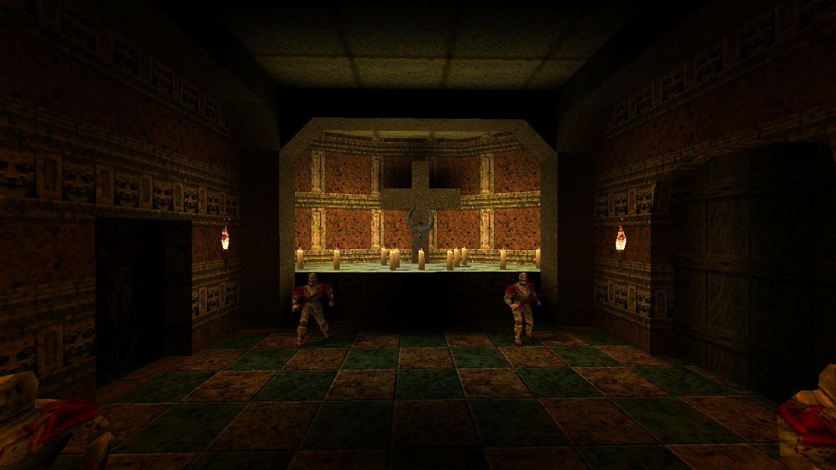 LscaEduardo's tweet image. i&apos;m also working in a new additional map for my #Q25Th mod for #Quake 
#QuakeMapping #leveldesing