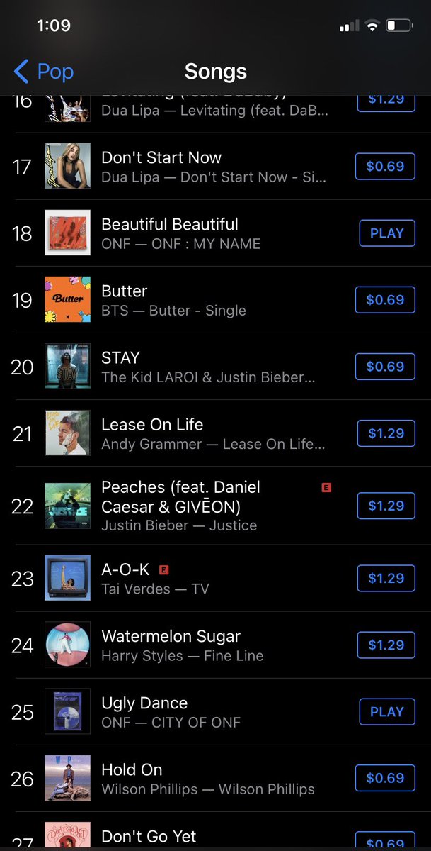 remy_moon's tweet photo. Do you all see this!! Do you see this?!
UGLY DANCE IS ON THE US REGULAR POP CHART ALSO!!!!!
⬆️# 25 🇺🇸 POP ITUNES #UGDA
⬇️# 18 🇺🇸 POP ITUNES #BeautifulBeautiful
#온앤오프 #ONF #iTunes https://t.co/ENn41m4DOv