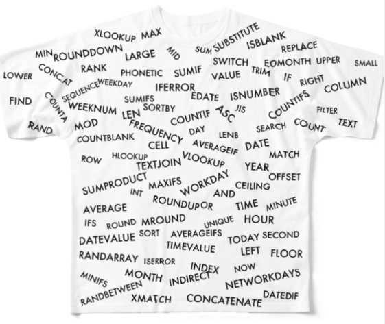 吉田 拳 Excelの すごい改善代表 ランダム関数配置tシャツやexcelショートカット一覧tシャツなど 好評発売中です 今なら期間限定のセールで大幅に値引きされてますよ T Co Nwiihy97wt 吉田 拳 Excelの すごい改善代表 ランダム関数配置tシャツやexcelショートカット一覧tシャツなど 好評発売中です 今なら期間限定のセールで大幅に値引きされてますよ T Co Nwiihy97wt