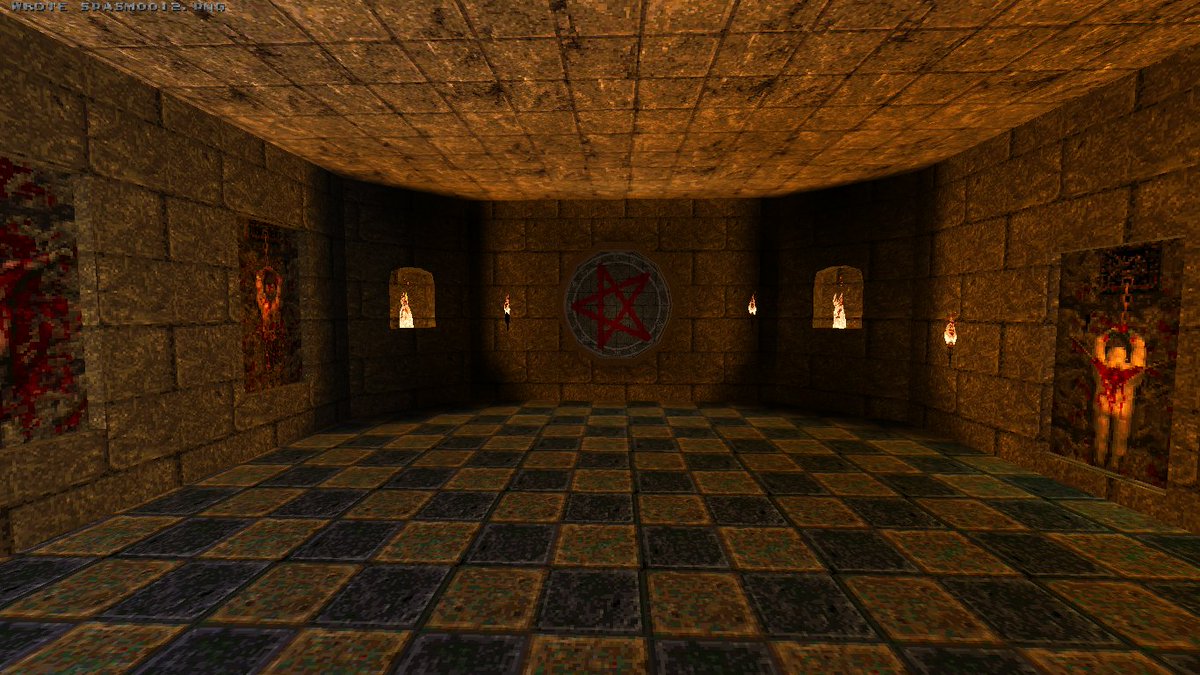 LscaEduardo's tweet image. More pictures of my new additional map for my #Q25Th mod for #Quake 
#QuakeMapping #leveldesing