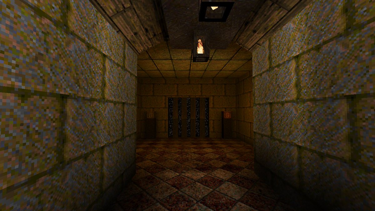 LscaEduardo's tweet image. another bunch of pictures  for new additional map for my #Q25Th mod for #Quake 
#QuakeMapping #leveldesing #fps #retroFPS