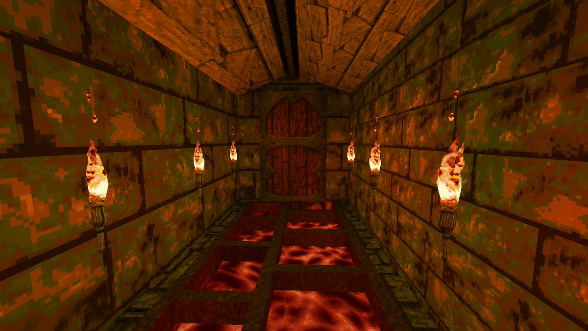 LscaEduardo's tweet image. the last bunch of pictures  for new additional map for my #Q25Th mod for #Quake 
#QuakeMapping #leveldesing #fps #retroFPS
