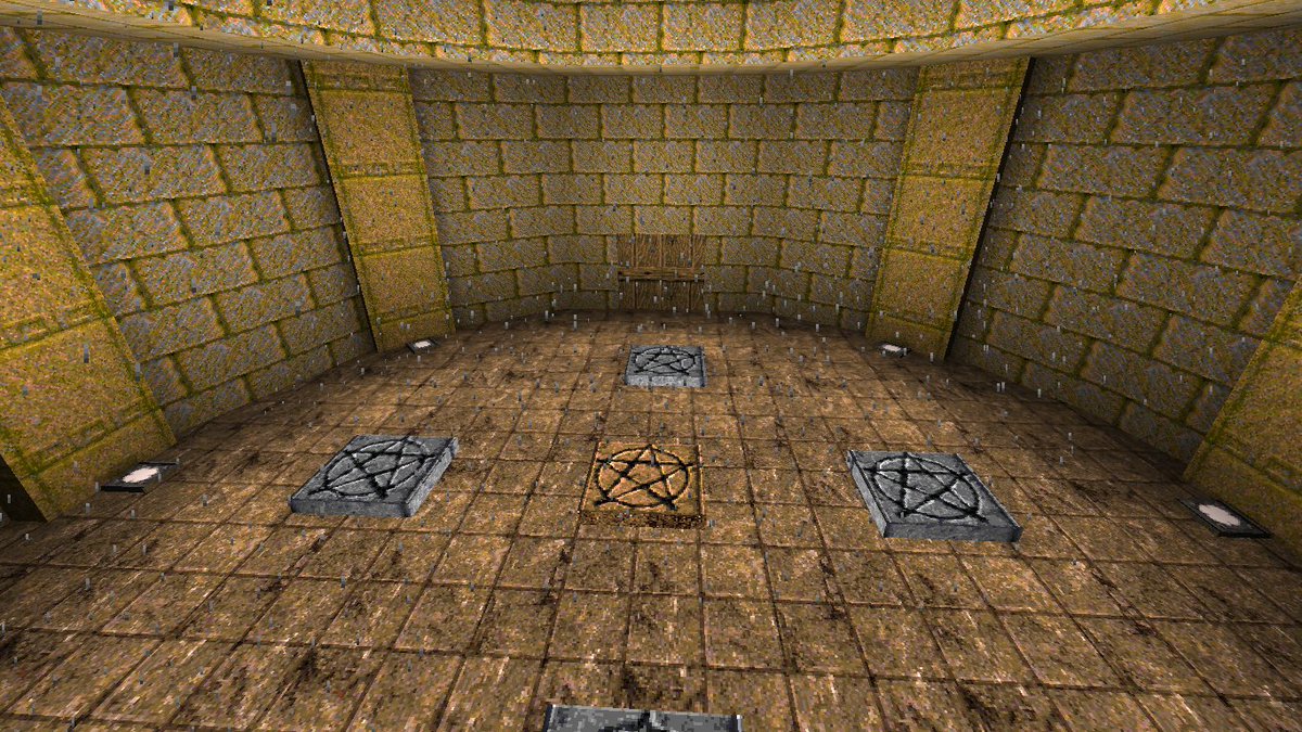 LscaEduardo's tweet image. the last bunch of pictures  for new additional map for my #Q25Th mod for #Quake 
#QuakeMapping #leveldesing #fps #retroFPS