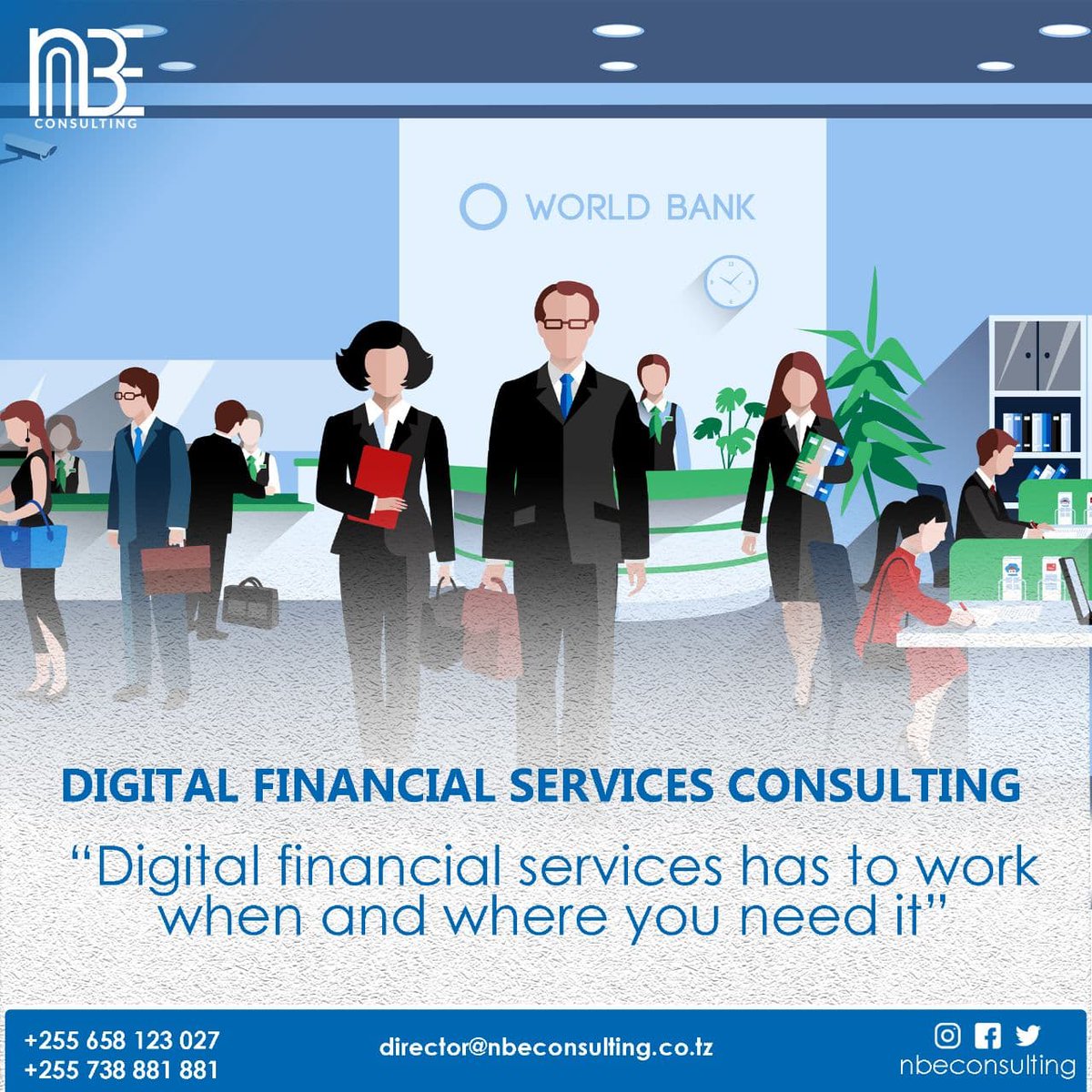 We develop a Strategy & Execute on Your Behalf.
Contact us today for more.
#MobileFinancialServices
#MerchantPayments
#AgencyBanking
#Financialinclusion
#NBEConsulting