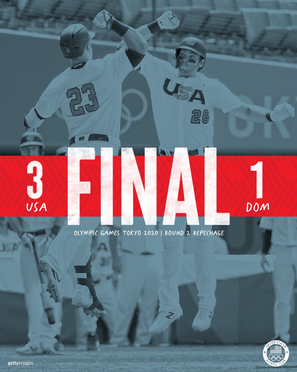 Team Usa Semifinals Bound Usabaseball Defeats The Dominican Republic 3 1 To Advance Tokyoolympics Team Usa Semifinals Bound Usabaseball Defeats The Dominican Republic 3 1 To Advance Tokyoolympics