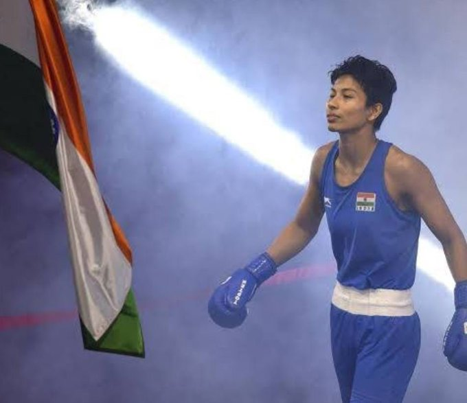 WriteDesignSays's tweet photo. Sending our wishes &amp; lots of hugs to  #LovlinaBorgohain for today's match. You did well girl. Made us proud. Now, we'll see the national flag raised one more time. 🇮🇳

#TokyoOlympics #BusenazSurmeneli #BronzeMedal
#Tokyo2020 #TeamIndia #Cheer4India https://t.co/XEYvsQohy5