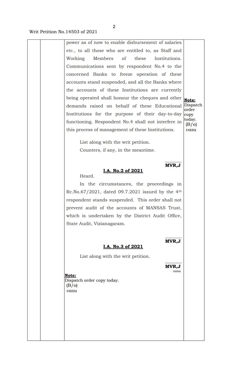 ram_pathivada's tweet photo. #saveMansas
#saveMVGR
#IDFCFirstBank
@IDFCFIRSTBank is now responsible for ignoring court order as well as delaying payment of old salary dues for some #MANSAS educational Institution employees.Who will pay for the distress cased to employee of #MANSAS Educational Institutions? https://t.co/loJPsmYYaq