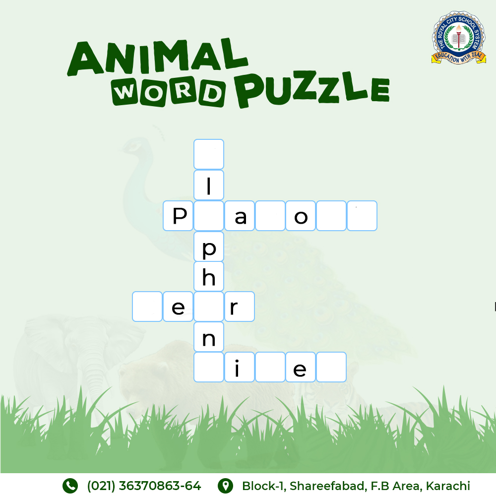 trcss2006's tweet photo. Let's Solve this puzzle with #animals elephant
 Contact us!!
✅(021) 36370863-64
✅https://t.co/of5K1iyQyJ
✅R-8 &amp; 152, Block-1,Shareefabad, F.B Area Karachi
#karachi #trcss #theroyalcityschool #sindh #education #school #education #TheRoyalCitySchool #trcss #karachi https://t.co/ToatURsNH7