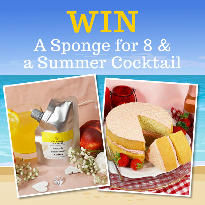 Win a Sponge for 8 of your choice and a summer cocktail! To win simply Follow us and RT! Winner will be announced Wednesday 11th August :) Good Luck! #WinItWednesday #Competition #Giveaway #WIW