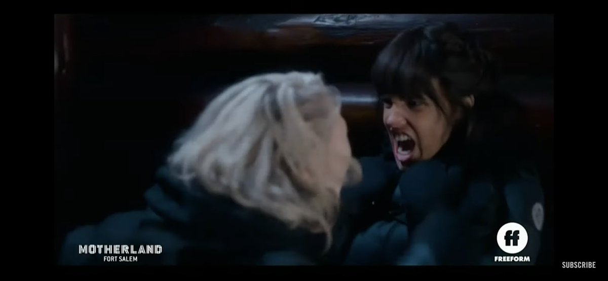 cloneposter's tweet photo. #Abirae disagreeing most vehemently.
#MotherlandFortSalem https://t.co/jogk2ktzdJ