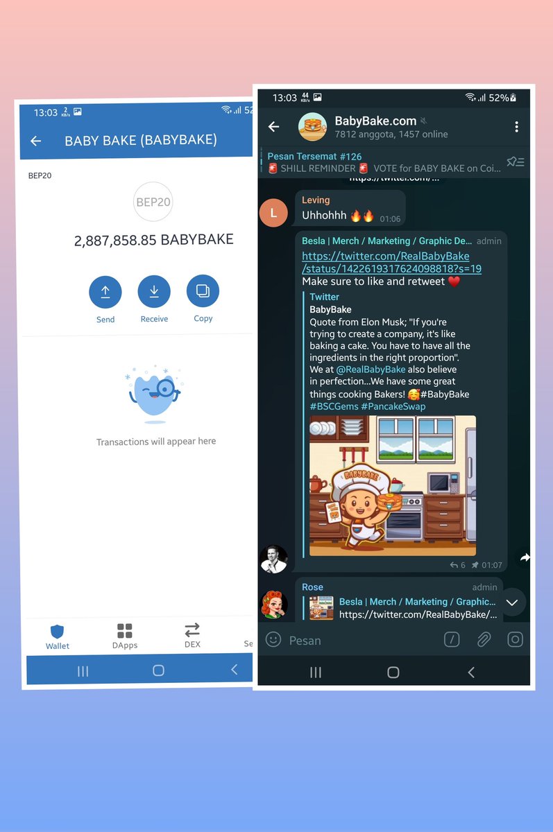 0x8_bit's tweet photo. @RealBabyBake @TheLondonCrypto @1goonrich @ZachBoychuk @PancakeSwap Buy and hold, this is diamond ππππ
Im not rich because buy at ath βΊοΈβΊοΈ
#iPhone12ProMax #iPhone12 #Babybake #nft #Competition π₯π₯π₯ https://t.co/6kvgxIx1Dt