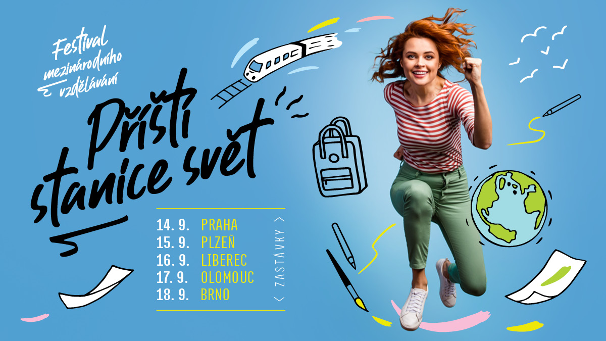 dzs_cz's tweet photo. 🚉🌎 Příští stanice svět. Festival mezinárodního vzdělávání ve vašem městě. Naskočte do vlaku a oslavujte s námi nový @EUErasmusPlus a #EvropskýSborSolidarity. Těšit se můžete na #workshopy, #besedy, koncerty a mnohem víc.
 ℹ️ https://t.co/LmKSw7gt2F ℹ️ https://t.co/Vo2aoqwKnc