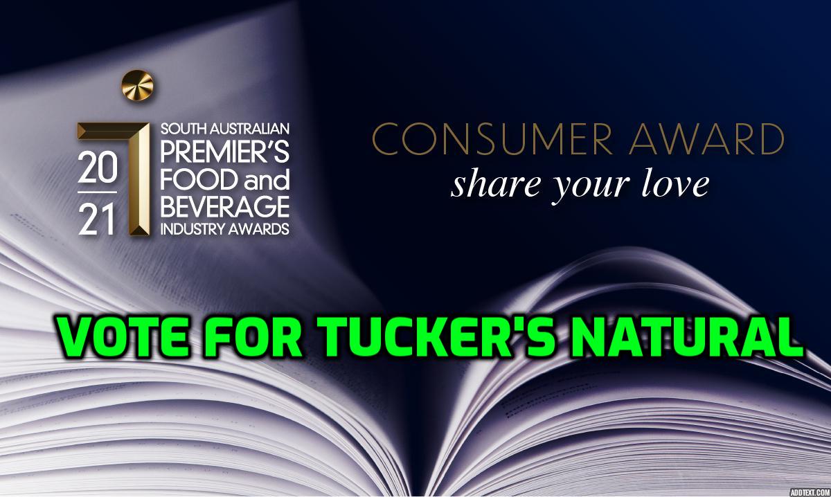 Vote for Tucker's Natural in the South Australian Food &amp; Beverage Industry Awards by clicking here  foodsa.link/2021SAPFBIACon…