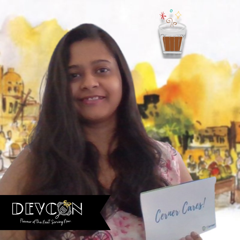 Poulomi_85's tweet image. Yet another virtual DevCon from the comfort of home, but missing the tea breaks/ connects with friends and execs. Great Topics #DevConPhotoBooth #CernerDevCon #DevCon2021 #DevConIndia