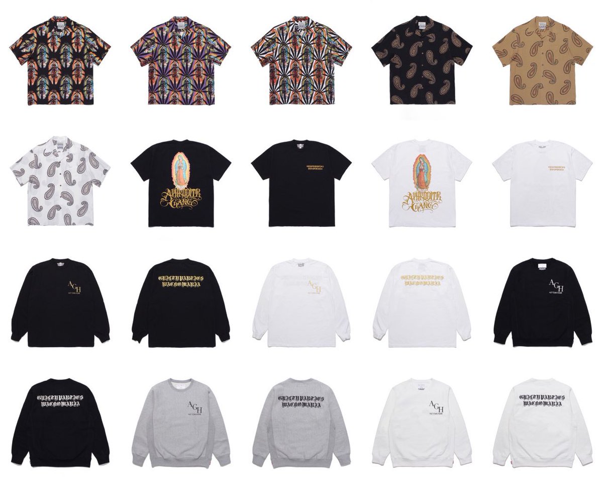 舐達麻 × WACKO MARIA】コラボコレクション第3弾が国内8月7日（土）に
